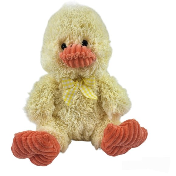 Yellow Duck Plush 14" Stuffed Farm Animal Toy Best Made Toys 2016 - Picture 1 of 9